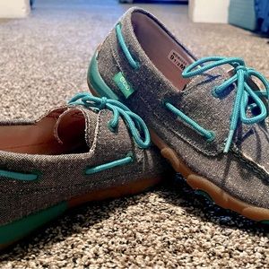 TWISTED X WOMEN'S ECO DRIVING MOCCASINS - MOC TOE